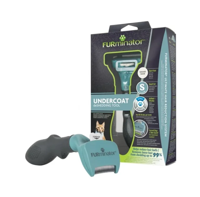 Дешеддер FURminator Short Hair для кошек с короткой шерстью, размер S