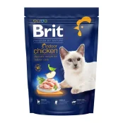Сухий корм Brit Premium By Nature Cat Indoor для котів що живуть у приміщенні, з куркою, 800 г