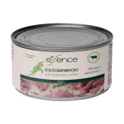 Вологий корм Essence для дорослих собак, з яловичиною, 200 г