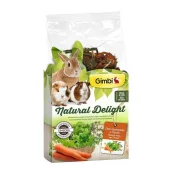 Лакомство GimBi Natural Delight для грызунов, травы с морковью, 100 г