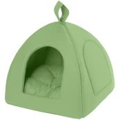 Піраміда Теремок для тварин, розмір XXS, 35×35×35 см, салатова