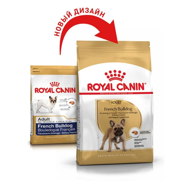 Сухой корм Royal Canin French Bulldog Adult для французского бульдога, 9 кг