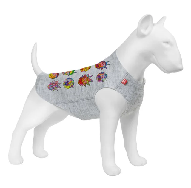 Майка Waudog Clothes для собак, рисунок "Рик и Морти 1", S40