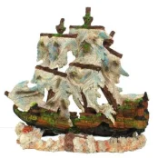 Декорація Yusee Аварії корабля 31x14x29см Декорація Yusee Аварії корабля 31x14x29см