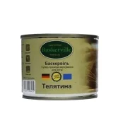 Вологий корм Baskerville для котів, телятина, 200 г