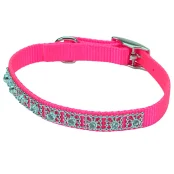 Нашийник Coastal Jeweled для собак, фламінго, 1×25 см