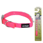 Нашийник Coastal Jeweled для собак, рожевий, 0.8×20 см