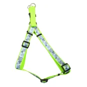 Світловідбивна шлея Coastal Lazer для собак, салатовий, 1×31-48 см