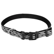 Cветоотражающий ошейник Coastal Lazer для собак, черный, 1.6×30-45 см