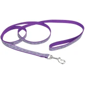 Cветоотражающий поводок Coastal Lazer для собак, фиолетовая ромашка, 1.6×1.2 м