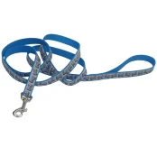 Светоотражающий поводок Coastal Lazer для собак, голубой, 2.5×1.8 м