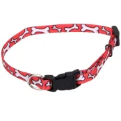 Нашийник Coastal Lit'l Pals для собак, біла кістка, 0.8×15-20 см