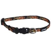 Нашийник Coastal Lit'l Pals для собак, чорний жовтий, 0.8×15-20 см