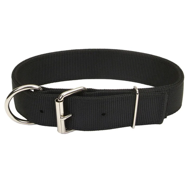 Нашийник подвійний Coastal Macho Dog для собак, чорний, 4.5×70 см