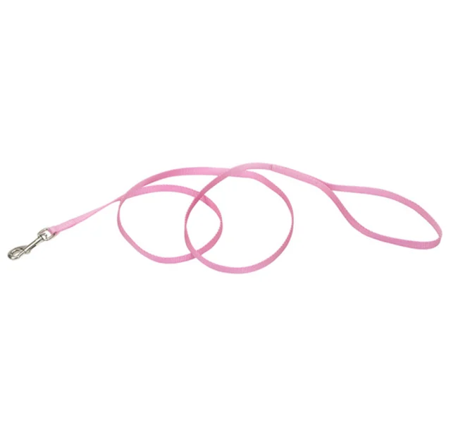 Поводок Coastal Nylon для собак, розовый, 1×1.2 м