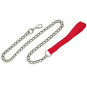 Повідець-ланцюжок Coastal Titan Chain Dog Leash для собак, червоний, 13 мм×1.2 м