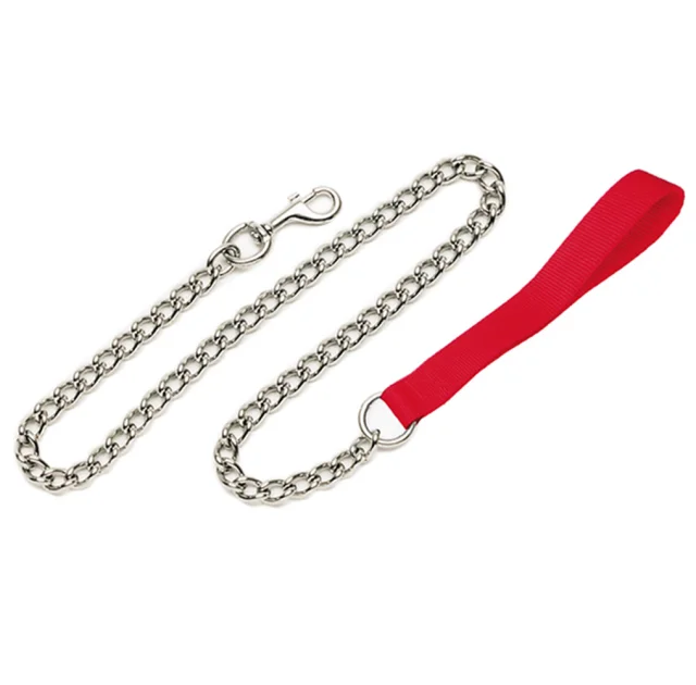 Повідець-ланцюжок Coastal Titan Chain Dog Leash для собак, червоний, 13 мм×1.2 м