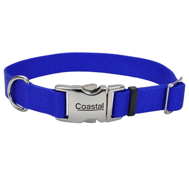 Нашийник Coastal Titan Buckle для собак, синій, 2×30-45 см