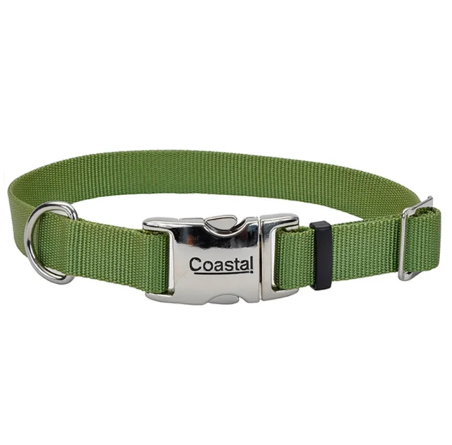 Нашийник Coastal Titan Buckle для собак, зелений, 2×30-45 см