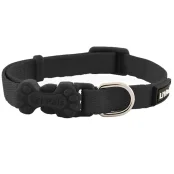 Нашийник Coastal Lit'l Pals Nylon для собак, чорний, 0.8×15-20 см