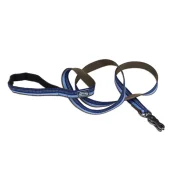 Світловідбиваючий поводок Coastal K9 Explorer для собак, нейлон, синій, 2.5×1.8 м