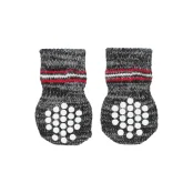 Носки Trixie для собак, с антискольжением, хлопок-эластан, размер L-XL, серый