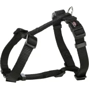 Шлея Trixie Premium H-Harness для собак, 60-87 см, 25 мм, размер L, черный