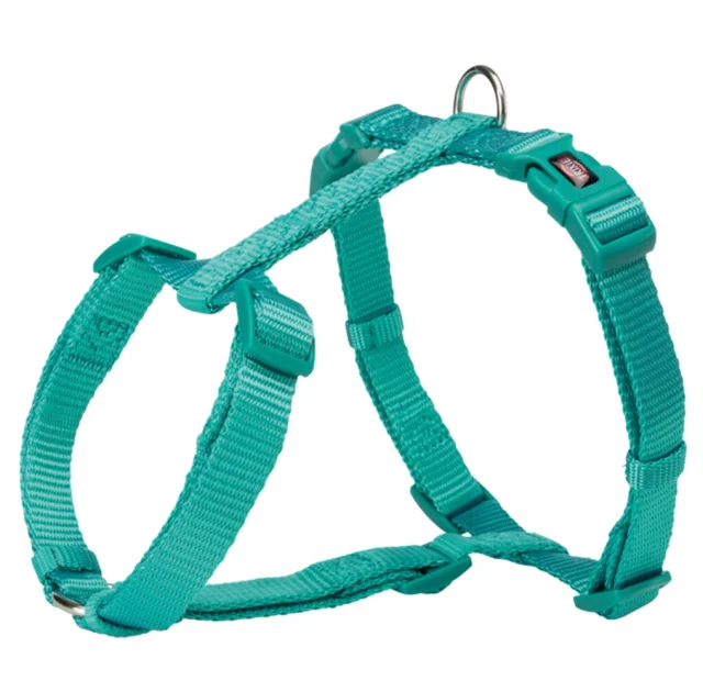 Шлея Trixie Premium H-Harness для собак, 60-87 см, 25 мм, размер L, океан