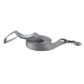 Повідець Cristel для собак, нейлон, 20 мм / 3 м, сірий