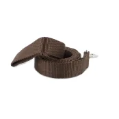 Повідець Cristel для собак, нейлон, 30 мм / 2 м, коричневий