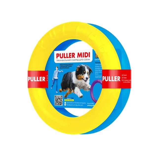Тренировочный снаряд Puller Midi Colors of freedom для собак, диаметр - 20 см
