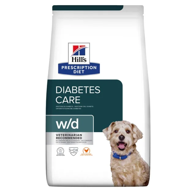Сухий корм Hills Prescription Diet W/D для собак, для запобігання проблем з зайвою вагою, 10 кг