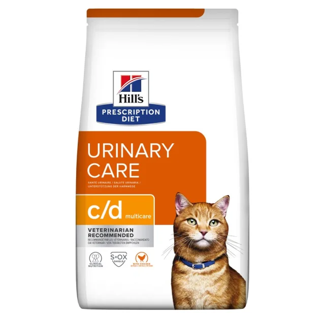 Сухой корм Hills Prescription Diet C/D для кошек с мочекаменной болезнью, 3 кг
