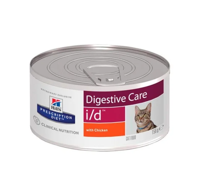 Влажный корм Hill’s Prescription Diet Canine I/D для кошек, при заболеваниях желудочно-кишечного тракта, с курицей, 156 г