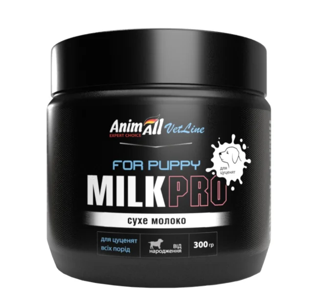 Сухое молоко AnimAll VetLine Milk Pro For Puppy для щенков всех пород от рождения, 300 г