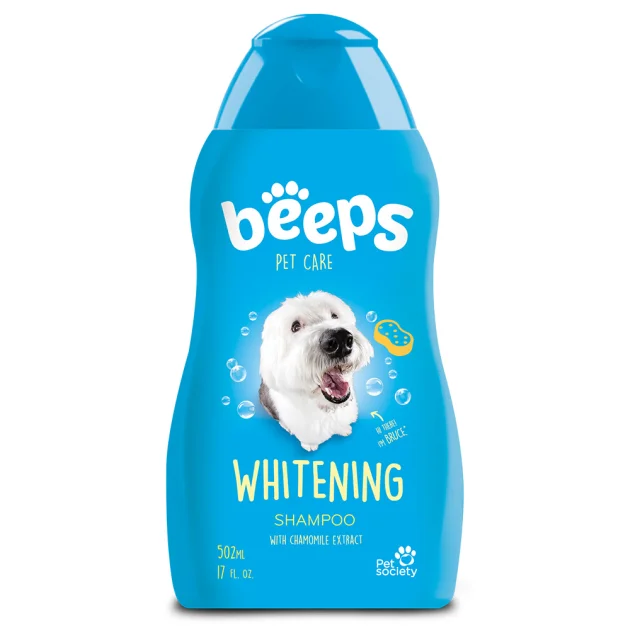 Шампунь Beeps Whitening Shampoo для собак і котів, з екстрактом ромашки та ароматом чорниці, 502 мл