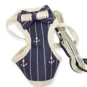 Набор Animall  поводок и шлея для собак, костюм с банитиком, 1.5×120 см