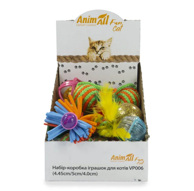 Набор игрушек AnimAll Fun Cat для кошек, VP006, 15 шт.