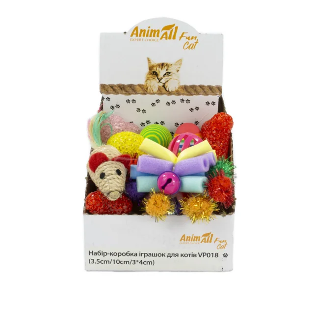 Набір іграшок AnimAll Fun Cat для котів, VP018, 24 шт