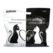 Бентонитовый наполнитель Любимый для кошек, 5 л