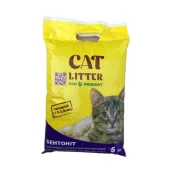 Бентонитовый наполнитель Cat Litter для домашних животных, средняя фракция (1.5-3.5 мм), 5 кг