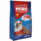 Сухий корм Рекс для малоактивних собак, 10 кг