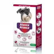 Капли KRKA Ataxxa Спот-Он от блох и клещей для собак весом 10-25 кг, 2.5 мл