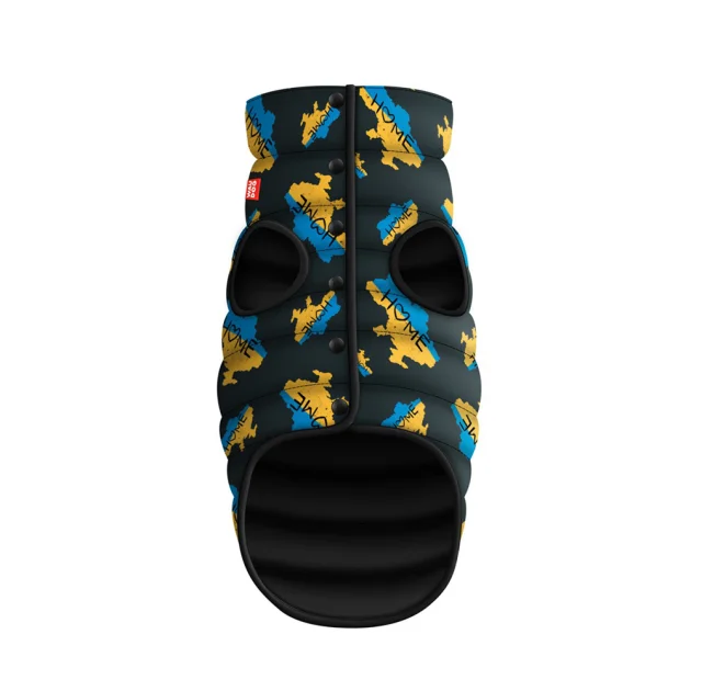 Курточка Waudog Clothes для собак, рисунок "Дом", M50, 76-78/55-60 см