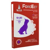 Капли Modes ForcEct противопаразитарные для собак весом 10-20 кг, 1.5 мл, цена за 1 пипетку