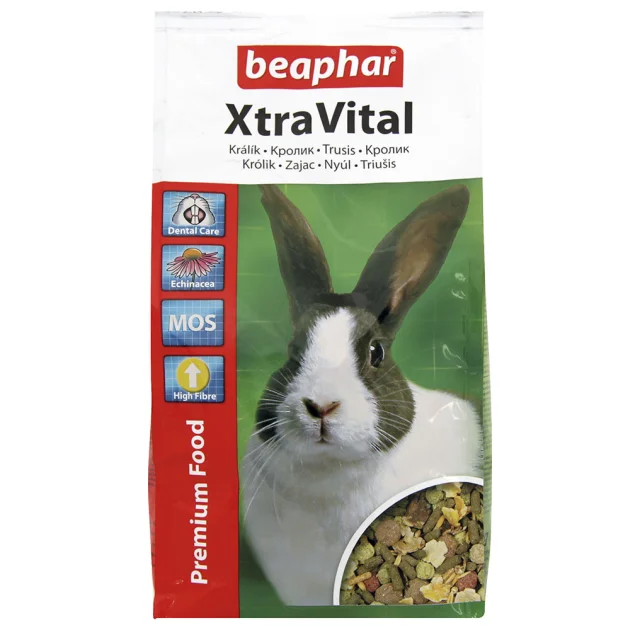 Повнораціонний корм Beaphar Xtra Vital Rabbit Food для кроликів, 1 кг