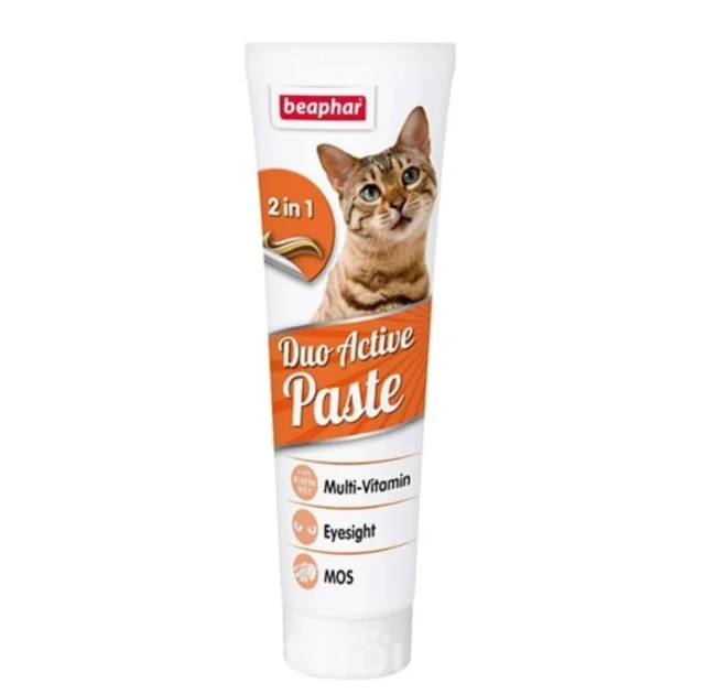 Мультивітамінна паста Beaphar Duo Active Paste 2 in 1 для котів, 100 г