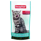 Лакомство Beaphar Cat-A-Dent Bits для кошек, подушечки для чистки зубов, 35 г