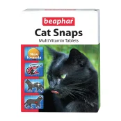 Витаминизированное лакомство Beaphar Cat Snaps с креветками, биотином и таурином для кошек, 75 табл