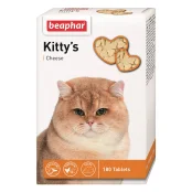 Витаминизированное лакомство Beaphar Kitty’s Cheese для кошек, с сыром, 180 табл
